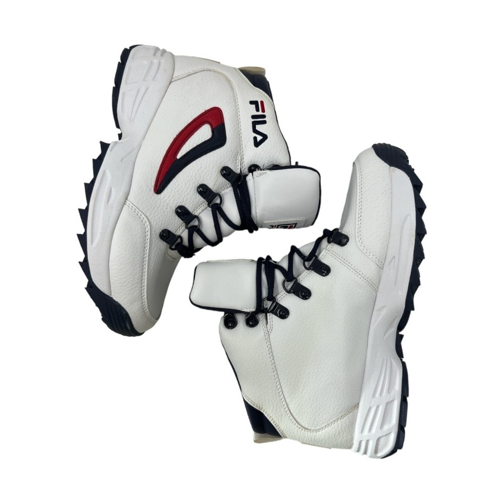 Fila Sneakers Size 6 Youth Unknown Territory High Top Sneaker Boot White